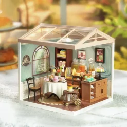 Robotime Rolife Sweet Sips Tea DIY Plastic Miniature House DW011