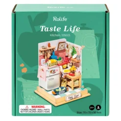 Robotime Rolife Taste Life (Kitchen) DIY Wooden Dollhouse DS015