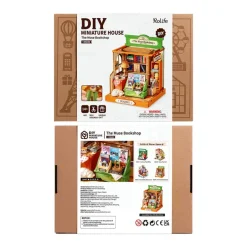 Robotime Rolife The Muse Bookshop DIY Miniature House DS040