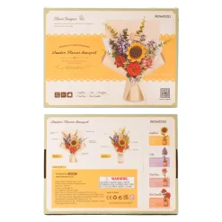 Robotime Rowood DIY Wooden Flower Bouquet TW01H 3D Wooden Puzzle