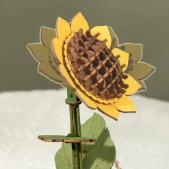 Robotime Rowood DIY Wooden Flower Bouquet TW01H 3D Wooden Puzzle