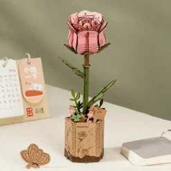 Robotime Rowood DIY Wooden Flower Bouquet TW01H 3D Wooden Puzzle