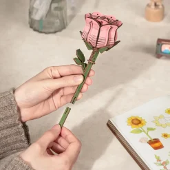 Robotime Rowood DIY Wooden Flower Bouquet TW01H 3D Wooden Puzzle
