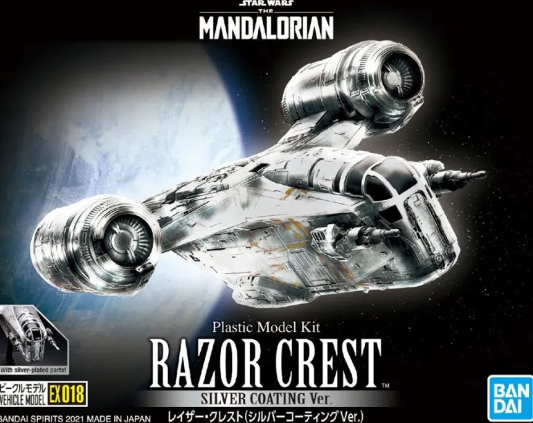 STAR WARS - VEHICLE MODEL RAZOR CREST (THE MANDALORIAN) (SILVER COATING Ver.)
