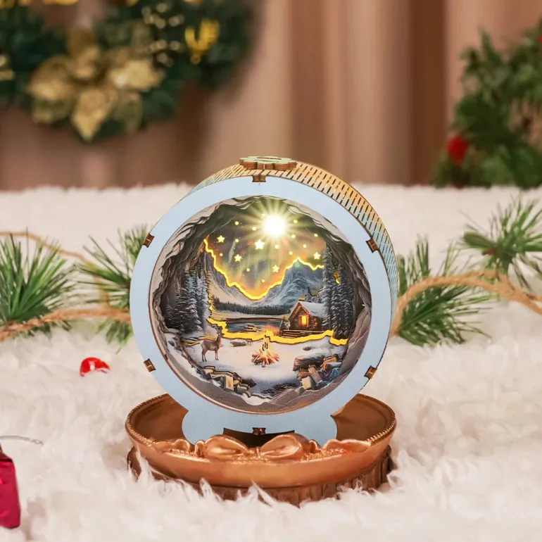 Woodbests - Aurora World Kit - 3D Wooden Puzzle Night Light