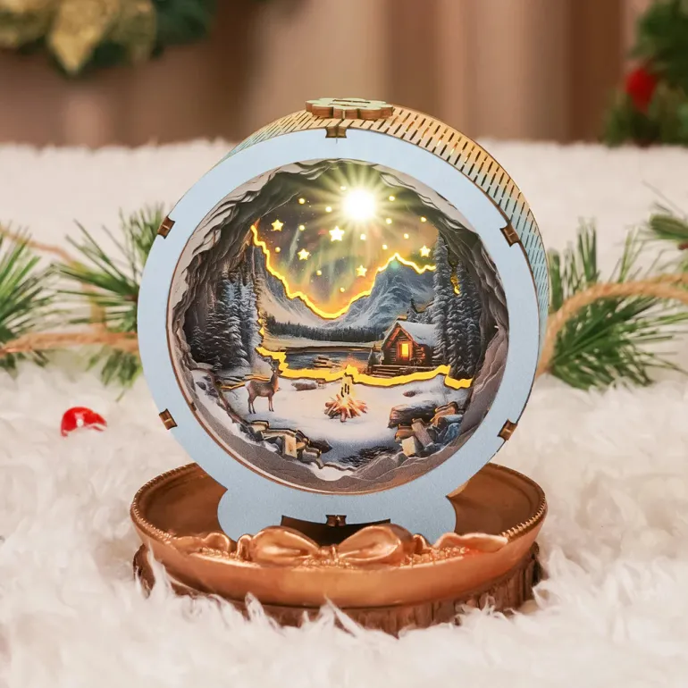 Woodbests - Aurora World Kit - 3D Wooden Puzzle Night Light