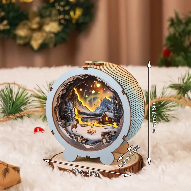 Woodbests - Aurora World Kit - 3D Wooden Puzzle Night Light