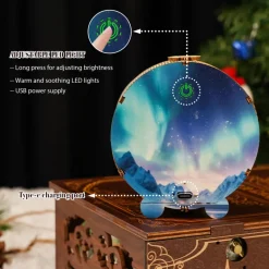 Woodbests - Aurora World Kit - 3D Wooden Puzzle Night Light