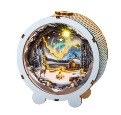 Woodbests - Aurora World Kit - 3D Wooden Puzzle Night Light