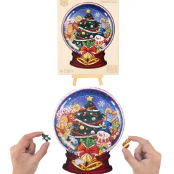 Woodbests - Christmas Crystal Ball Wooden Jigsaw Puzzle (160-200pcs)