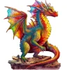 Woodbests - Colorful Dragon-2 Wooden Jigsaw Puzzle (90-120pcs)