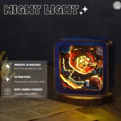 Woodbests - Cosmic Odyssey Kit - 3D Wooden Puzzle Night Light