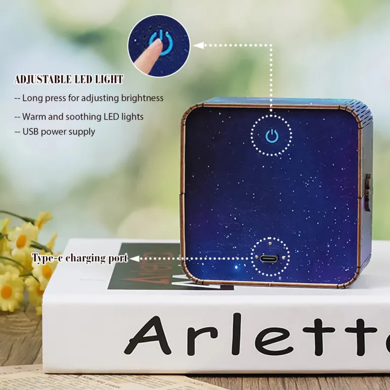 Woodbests - Cosmic Odyssey Kit - 3D Wooden Puzzle Night Light