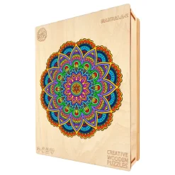 Woodbests - Flower Mandala Wooden Jigsaw Puzzle(250-300pcs)