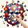 Woodbests - Flowers and Skulls Wooden Jigsaw Puzzle (90-120pcs)