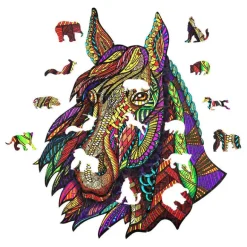 Woodbests - Galloping Horse Wooden Jigsaw Puzzle (90-120pcs)