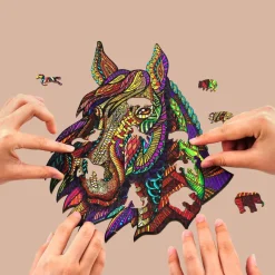 Woodbests - Galloping Horse Wooden Jigsaw Puzzle (90-120pcs)