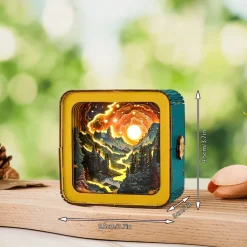 Woodbests - Golden River in Forest Kit - 3D Wooden Puzzle Night Light