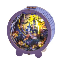 Woodbests - Halloween Castle Kit - 3D Wooden Puzzle Night Light