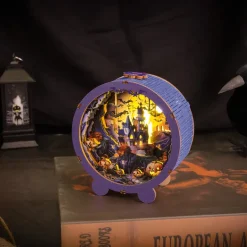 Woodbests - Halloween Castle Kit - 3D Wooden Puzzle Night Light