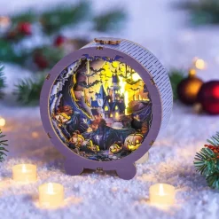 Woodbests - Halloween Castle Kit - 3D Wooden Puzzle Night Light