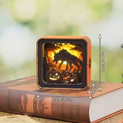 Woodbests - Halloween Wolf Kit - 3D Wooden Puzzle Night Light
