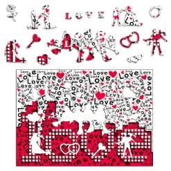Woodbests - Love Challenge Wooden Jigsaw Puzzle (250-300pcs)