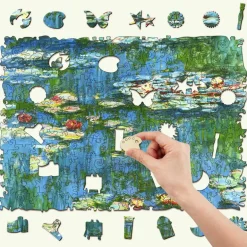 Woodbests - Monet's Water Lilies-2 Wooden Jigsaw Puzzle (250-300pcs)