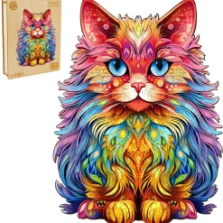 Woodbests - Persian Cat-3 Wooden Jigsaw Puzzle (160-200pcs)