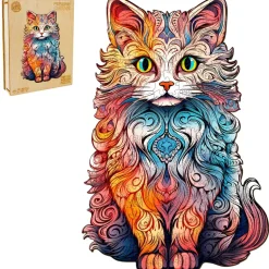 Woodbests - Persian Cat-2 Wooden Jigsaw Puzzle(250-300pcs)