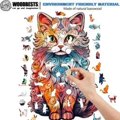 Woodbests - Persian Cat-2 Wooden Jigsaw Puzzle(250-300pcs)