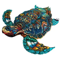 Woodbests - Resolute Turtle Wooden Jigsaw Puzzle (250-300pcs)