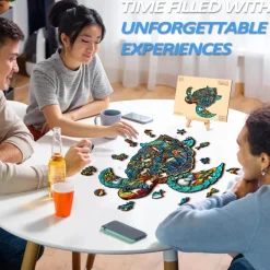 Woodbests - Resolute Turtle Wooden Jigsaw Puzzle (250-300pcs)