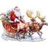 Woodbests - Santa and Rudolph Wooden Jigsaw Puzzle (90-120pcs)