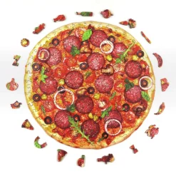 Woodbests - Sausage Pizza Wooden Jigsaw Puzzle(250-300pcs)