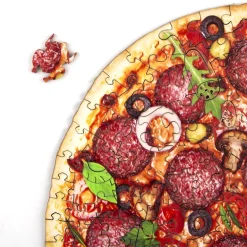 Woodbests - Sausage Pizza Wooden Jigsaw Puzzle(250-300pcs)