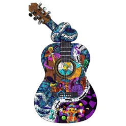 Woodbests - Silent Guitar Wooden Jigsaw Puzzle(250-300pcs)