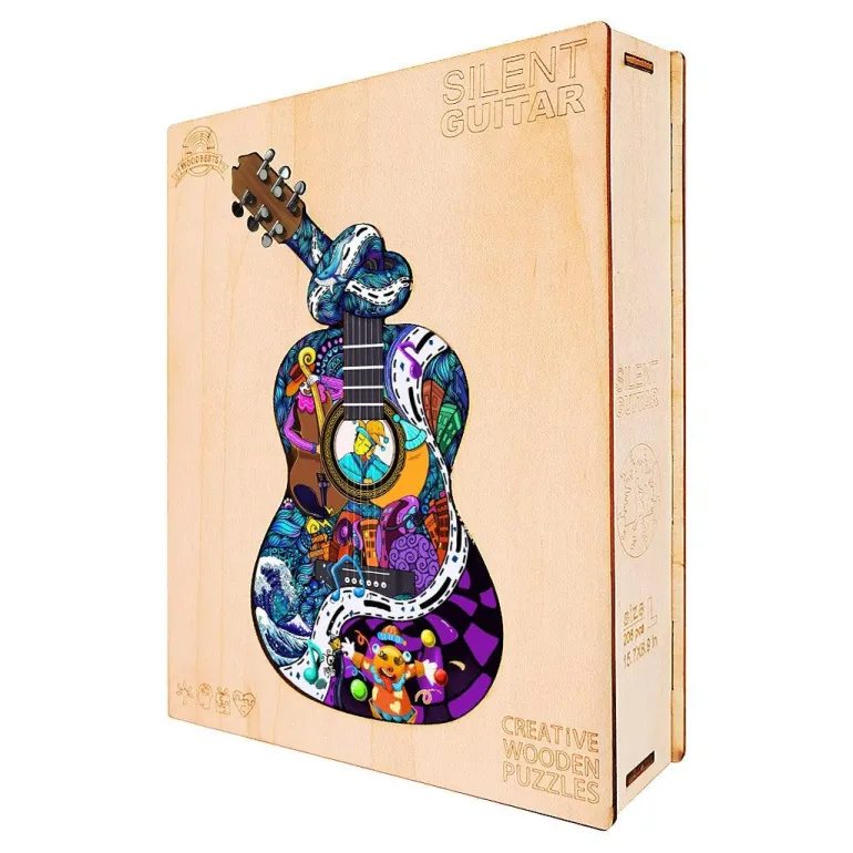 Woodbests - Silent Guitar Wooden Jigsaw Puzzle(250-300pcs)