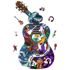 Woodbests - Silent Guitar Wooden Jigsaw Puzzle(250-300pcs)