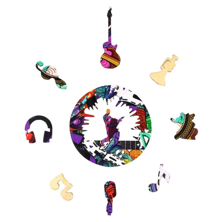 Woodbests - Silent Guitar Wooden Jigsaw Puzzle(250-300pcs)