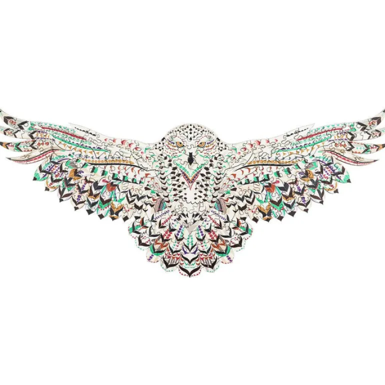 Woodbests - Snowy Owl Wooden Jigsaw Puzzle (160-200pcs)