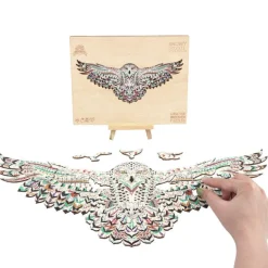 Woodbests - Snowy Owl Wooden Jigsaw Puzzle (160-200pcs)