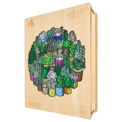 Woodbests - Succulent Plant Wooden Jigsaw Puzzle (160-200pcs)