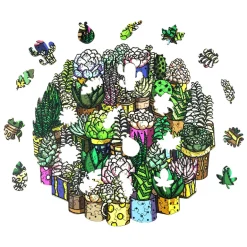 Woodbests - Succulent Plant Wooden Jigsaw Puzzle (160-200pcs)