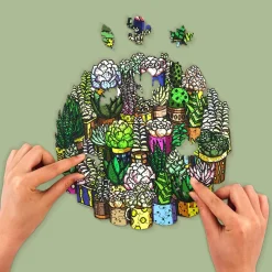 Woodbests - Succulent Plant Wooden Jigsaw Puzzle (160-200pcs)