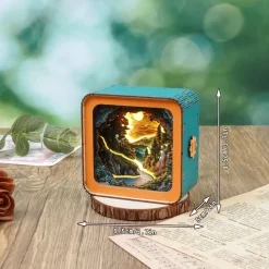 Woodbests - Sunset Wilderness Path Kit - 3D Wooden Puzzle Night Light