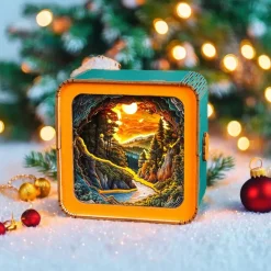 Woodbests - Sunset Wilderness Path Kit - 3D Wooden Puzzle Night Light