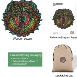 Woodbests - Tree Of Life Wooden Jigsaw Puzzle (160-200pcs)