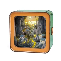 Woodbests - Valley Village Kit - 3D Wooden Puzzle Night Light