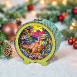 Woodbests - Volcano Dinosaur Kit - 3D Wooden Puzzle Night Light